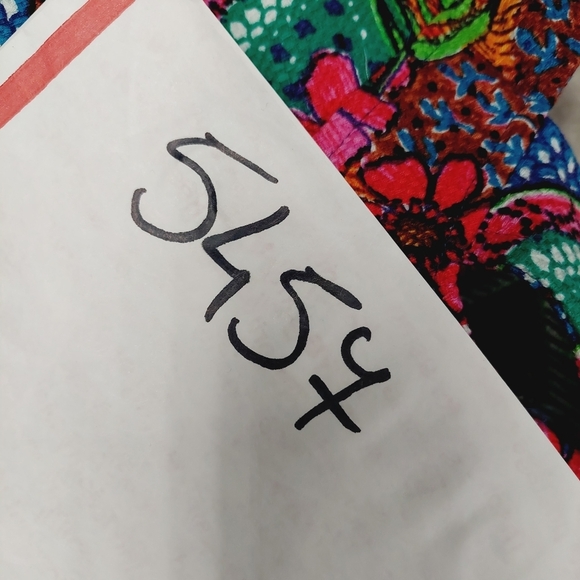 New TAYLOR Double Strap Printed Dress Colorful Floral P5457 - Picture 9 of 9